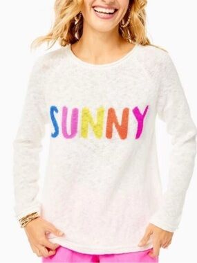 Lilly Pulitzer Sunny Open Weave Lightweight Sweater